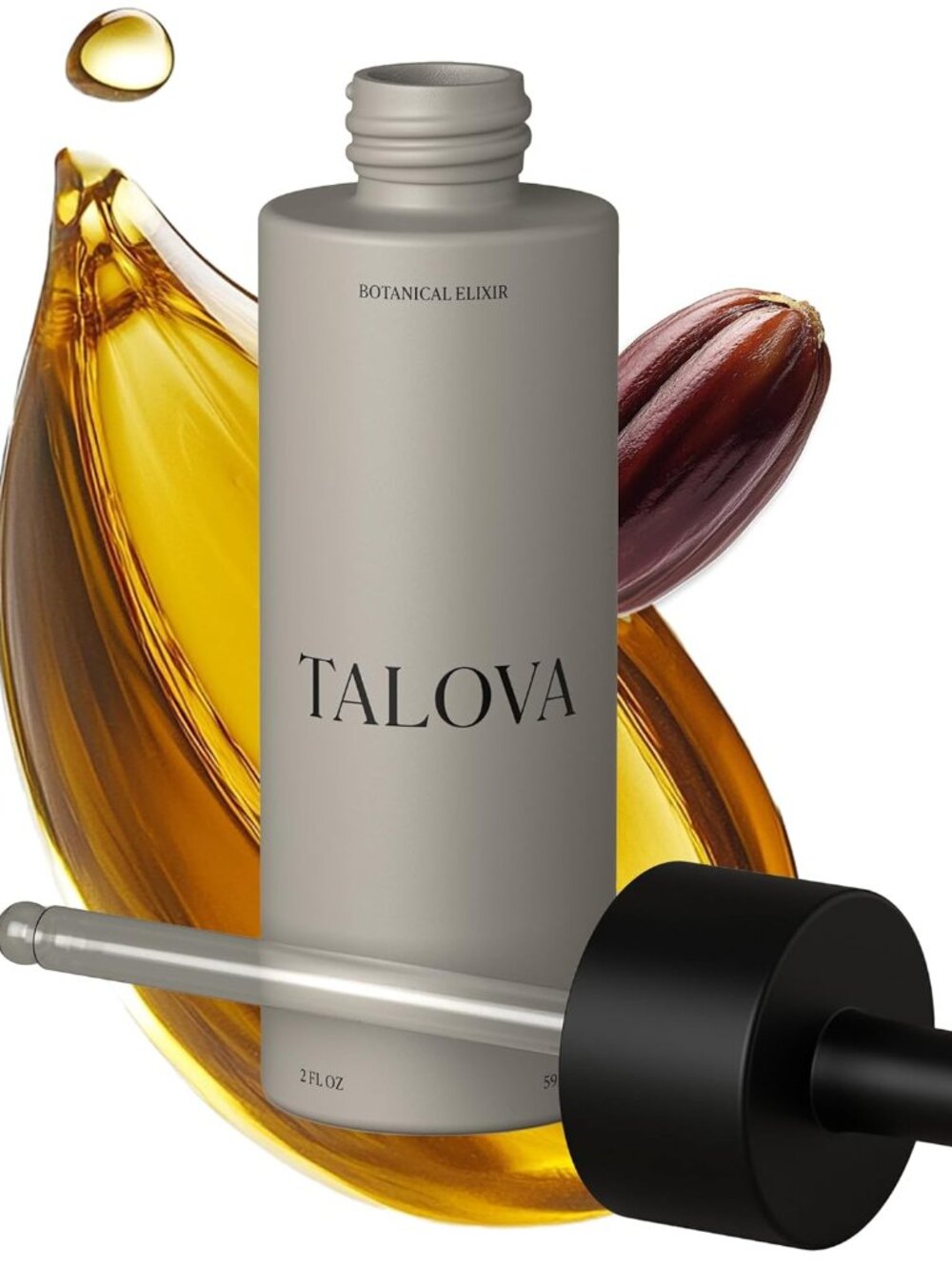MSRP $84 – TALOVA Botanical Elixir – 2 oz / 59 ml – NIB